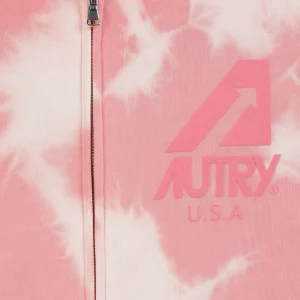 AUTRY Sweatshirt Hoodie Matchpoint Logo Rose soldes en ligne 9