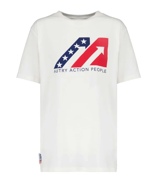 en vente AUTRY Tee-shirt Iconic Action Coton Blanc 1