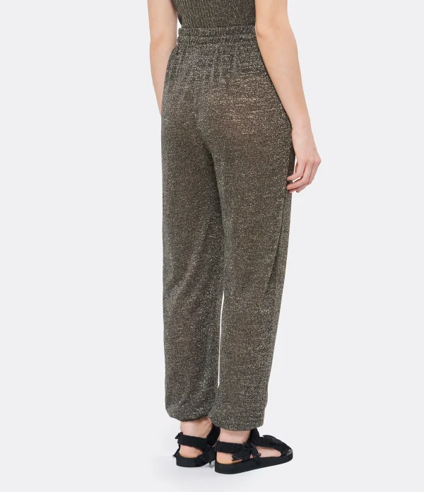 qualité d’originales BELIZA Pantalon Maille Noir Lurex 6