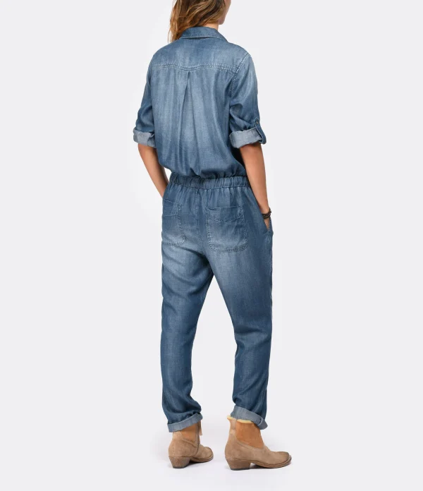 Neuve avec étiquette Bella Dahl Combinaison Utility Dark Ombre Wash 5