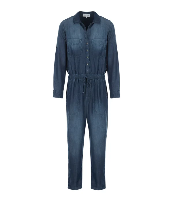 Neuve avec étiquette Bella Dahl Combinaison Utility Dark Ombre Wash 1