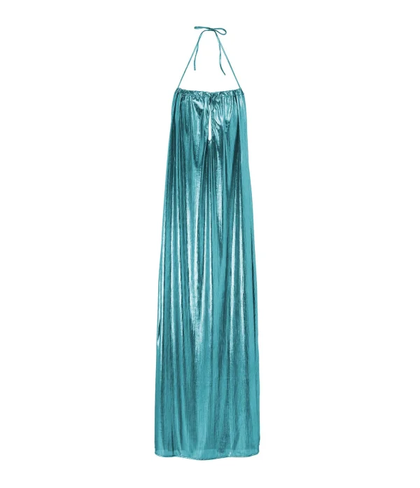 vente en ligne CARIOCA Robe Longue Olympe Turquoise 1