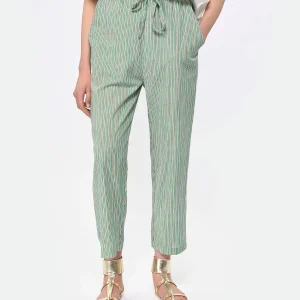 Les achats en ligne CHARLIE JOE Pantalon Karla Coton Vert 13