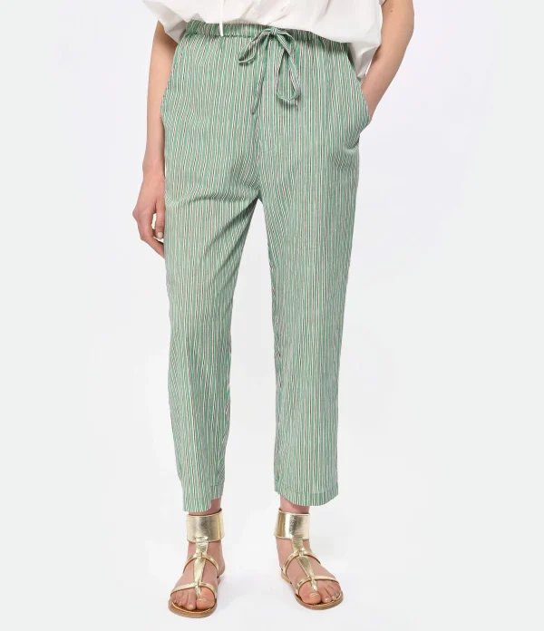 Les achats en ligne CHARLIE JOE Pantalon Karla Coton Vert 5