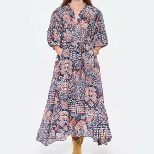 CHUFY Robe Maxi Ziggy Coton Marine mode pas cher 10