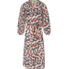 excellente qualité CHUFY Robe Longue Pia Coton Imprimé Sicily Red 11