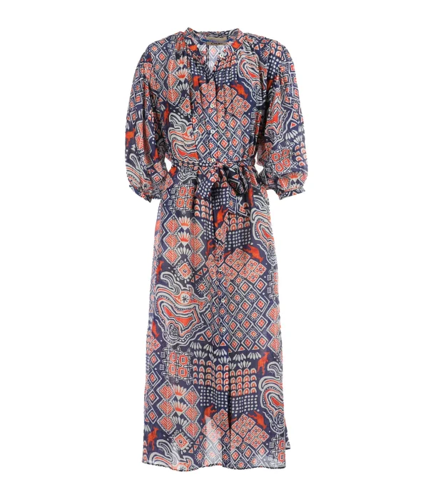 CHUFY Robe Maxi Ziggy Coton Marine mode pas cher 1