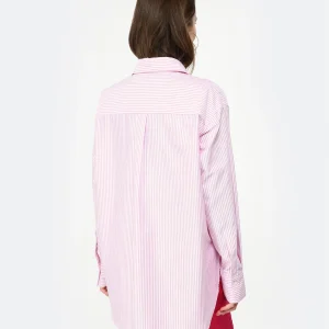 magasin paris CLOSED Chemise Coton Bio Rose Orchidée 13