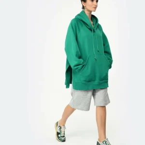 CLOSED Sweatshirt Hoodie Oversized Coton Bio Vert Meilleur Service 15