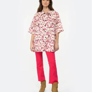 magasin CLOSED Jean Hi-Sun Coton Bio Rose Framboise 18