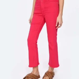 magasin CLOSED Jean Hi-Sun Coton Bio Rose Framboise 14