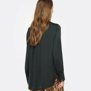 CLOSED Blouse Froncé Noire luxe soldes 15