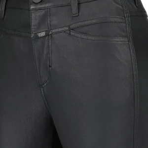 dernières CLOSED Jean Skinny Pusher Cuir Agneau Noir 11