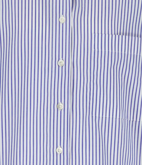 CLOSED Chemise Coton Bio Bleu Blanc à prix imbattables 3