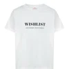 DEAR JULIETTE Tee-shirt Wishlist Coton Biologique Blanc dernières 8