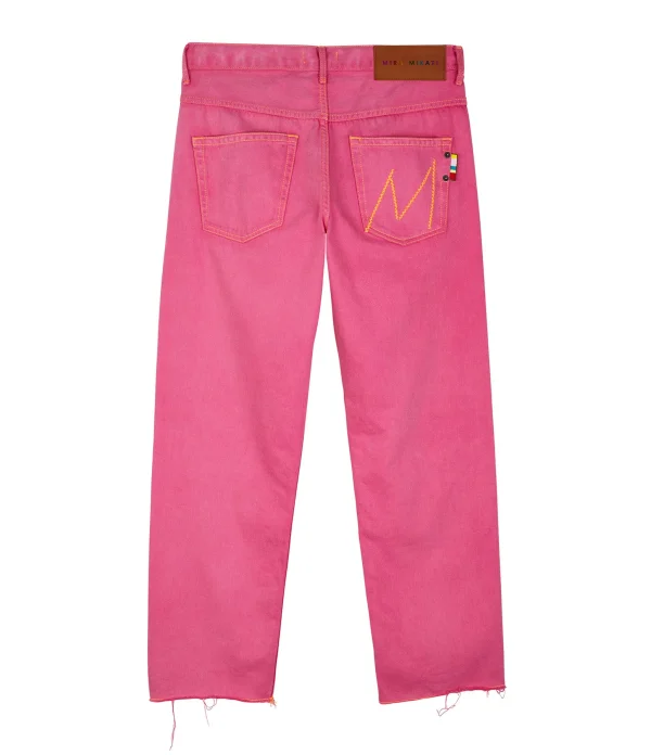 SOLDES TOUT À MIRA MIKATI Jean Broderie Coton Rose 3