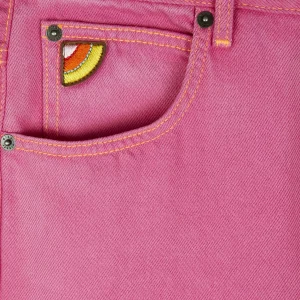 SOLDES TOUT À MIRA MIKATI Jean Broderie Coton Rose 14