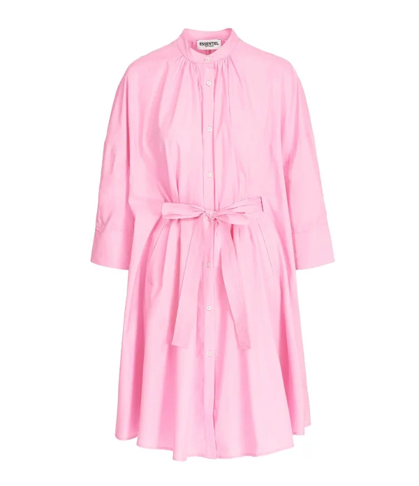 se précipiter pour acheter ESSENTIEL ANTWERP Robe Mini Devray Coton Rose 1