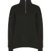 MAISON STANDARDS Sweatshirt Chiara Coton Noir meilleur cadeau 22