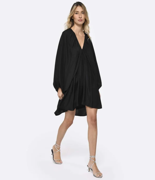 ELOAB Robe Léa Noir boutique en ligne 4