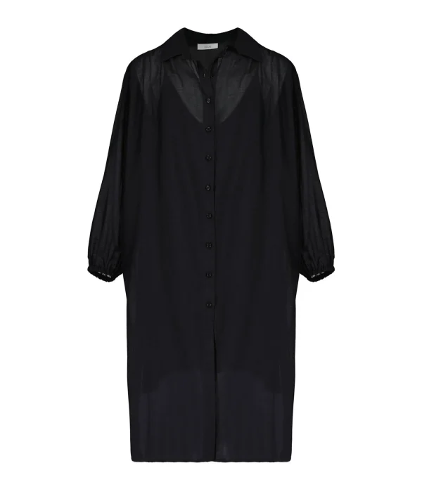 qualité supérieure ELOAB Robe Noya Coton Noir 1