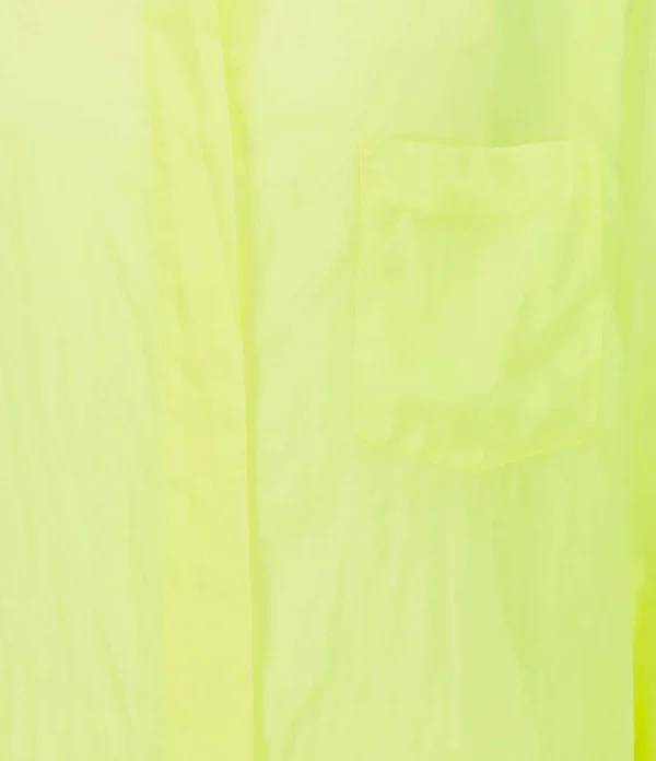 FORTE_FORTE Chemise Oversize Coton Jaune Fluo fashioniable 3