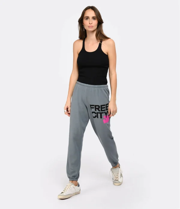 FREECITY Jogging Free City Coton Grey Art Nouvelle tendance 4