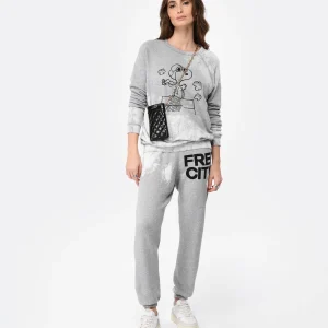 mode pas cher FREECITY Jogging Bleachout Gris 11