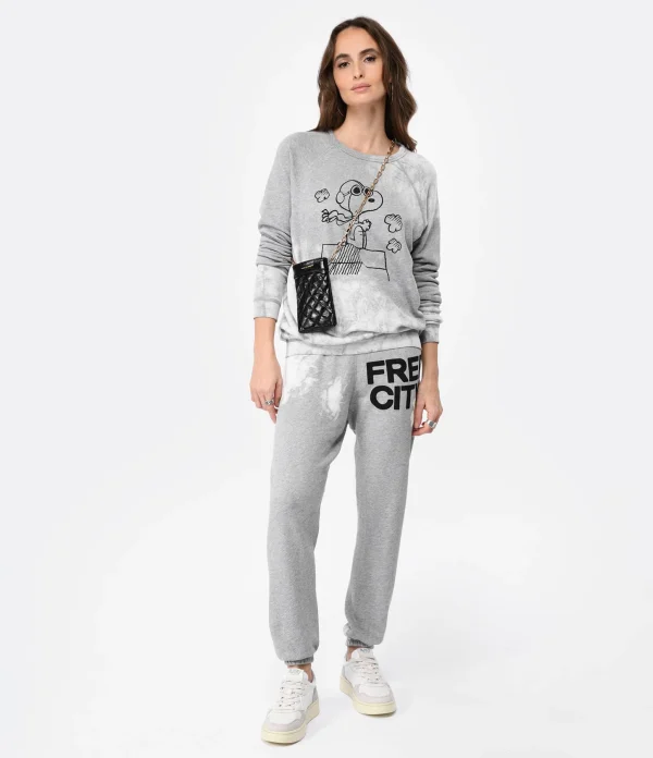 mode pas cher FREECITY Jogging Bleachout Gris 4