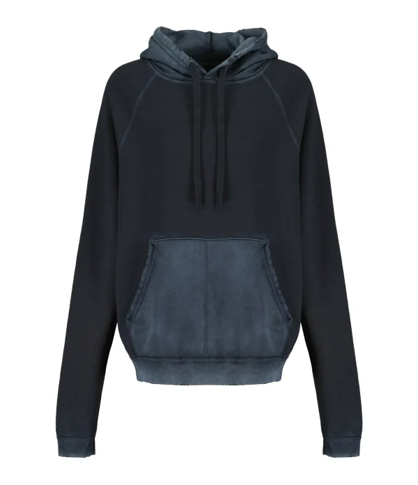 haute qualité FREECITY Sweatshirt Hoodie Big Terrys Coton Superblack 1