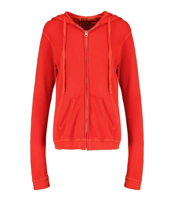 FREECITY Sweatshirt Hoodie Superfluff Zip Redlight en ligne 1