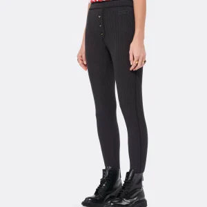 Officielle Ganni Legging Noir Phantom 10