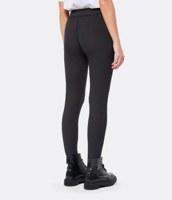 Officielle Ganni Legging Noir Phantom 5