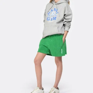 Ganni Sweatshirt Hoodie Oversize Coton Organique Gris Acheter 18