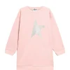 vente chaude Golden Goose Robe Sweatshirt Enfant Star Coton Rose Argenté 14