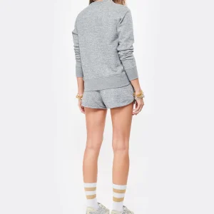 beauté Golden Goose Sweatshirt Athena Étoile Coton Gris 16