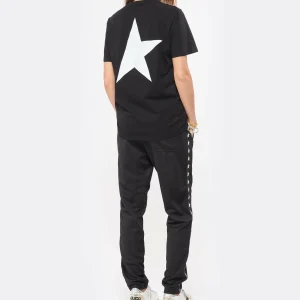 Golden Goose Tee-shirt Big Star Coton Noir Blanc Achat 16