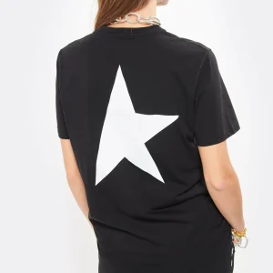 Golden Goose Tee-shirt Big Star Coton Noir Blanc Achat 14