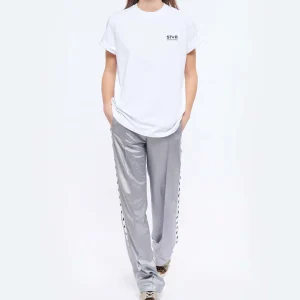 Golden Goose Tee-shirt Big Star Coton Blanc Noir Promotio de vente 17