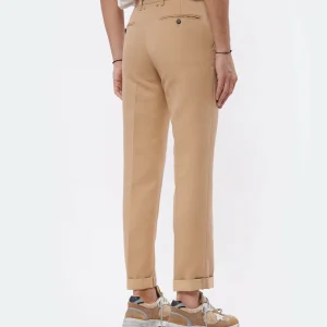 Golden Goose Pantalon Chino Golden Homme Coton Beige mode pas cher 15