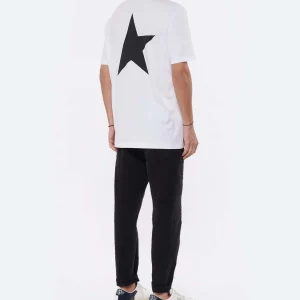 ultratendance Golden Goose Tee-shirt Big Star Homme Coton Blanc 18