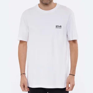 ultratendance Golden Goose Tee-shirt Big Star Homme Coton Blanc 14