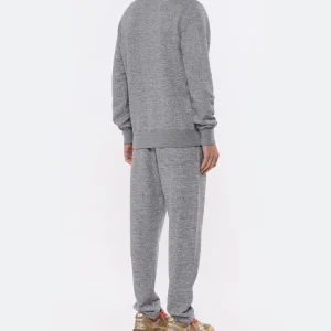 Golden Goose Sweatshirt Homme Archibald Étoile Coton Gris site soldes 15