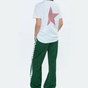 achetez Golden Goose Tee-shirt Big Star Coton Blanc Rose 17