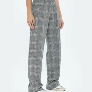 Golden Goose Pantalon Golden Laine Carreaux Gris vente luxe pas cher 18