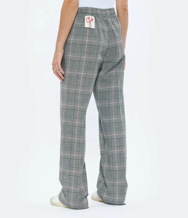 Golden Goose Pantalon Golden Laine Carreaux Gris vente luxe pas cher 6