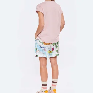 shopping pas cher Golden Goose Tee-shirt Étoile Coton Rose Blanc 15