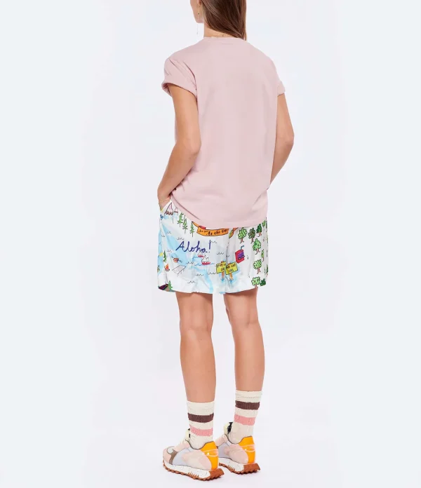 shopping pas cher Golden Goose Tee-shirt Étoile Coton Rose Blanc 6