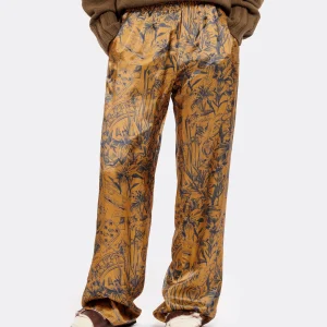 achat pas cher Golden Goose Pantalon Journey Marron Bleu 19