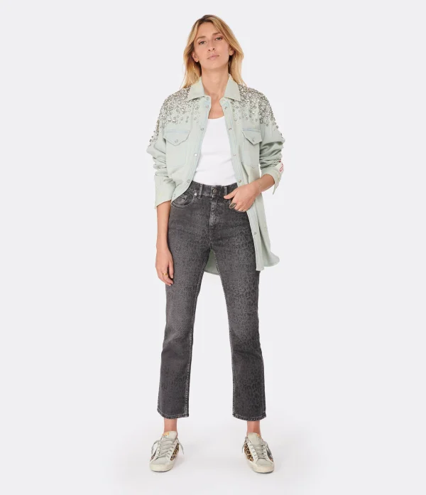 Livraison Standard/Rapide Golden Goose Jean Journey Coton Gris 4